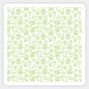 Roses pattern Sticker